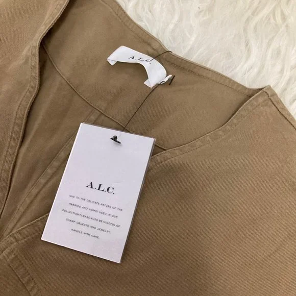 A.L.C. V-Neck Mini Dress - Picture 10 of 12